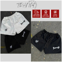 Quần Short Poppop HiHi  Logo Sắc Nét Dày Dặn Thoáng Mát , Quần Đùi Nam Nữ Poppop Full Tem Tag Mạc Po