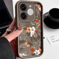 Sarung Telefon, Warna Bunga Selesa, Untuk itel A80, Perlindungan Jatuh, Kalis Kejutan, Sarung Penutu