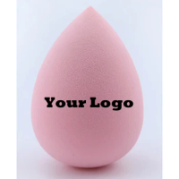 100pcs Custom Logo Beauty Egg Cosmetic Blender MakeUp Private Label Latex Free Sponge