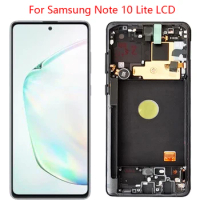6.7'' For Samsung Note 10 Lite Lcd Display Touch Screen Digitizer With Frame For Samsung Note10 Lite N770
