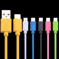 10pcs/lot Colorful 1M 2M 3M Long USB Type C Cable Fast Charging USB C Cable Type C Cord Charger USB C for Samsung Huawei Xiaomi
