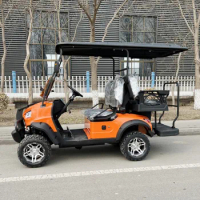 CE Golf Cart Battery 4 Seater with Complete Certificate 48V 60V 72V Electric Golf Cart Sound Bar Golf Cart Electric