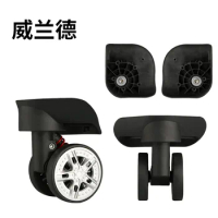 Makeup Suitcase Trolley Wheels Replacement Repair Parts Luggage Suitcase Trolley Box Casters Luggage Luggage Wheel Accessories