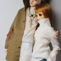 BJD doll clothes fits BJD uncle 1/3 bjd doll fashion wild turtleneck sweater for Boy \ girl and uncle