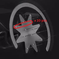 Mantis Needle Distribution Spare Part Jarum & Star needle carrier Needle set 10 pcs