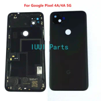 5.81"For Google Pixel 4A Back Battery Cover Housing Case Replacement Parts 6.2" For Google Pixel 4A 5G Battery Cover With Lens