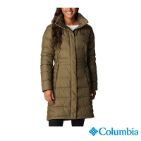 Columbia哥倫比亞 女款Omni-Heat Infinity極暖600羽絨長版外套-橄欖綠 2021年秋冬