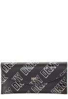 DKNY DKNY Phoenix Flap Wallet in Box in Black White R23QIK52