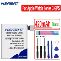 HSABAT 320mAh / 420mAh Replacement Battery for Apple Watch Series 3 GPS / LTE 38mm / 42mm A1847 A1875 A1848 A1850 A1858 A1859