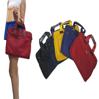 【Volee】公事包小容量主袋+外袋共三層可A4資夾10吋電腦長背帶防水水晶布+皮革
