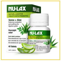 NU-LAX 原味樂康片蘆薈40粒 LAXATIVE TABLETS WITH SENNA AND PRUNES 40 TABLETS