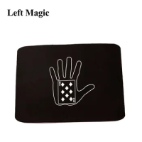 Black Card Mat With Prediction Magic Tricks 39*30cm Two-Sided Prediction Card Pad Poker Coin Close Up Stage Magic Props