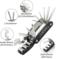 [OL]  Obeng Socket ToolKit Kunci Shock Sepeda / Set Kunci Sepeda Tool Kit United 16 In 1 Kunci L