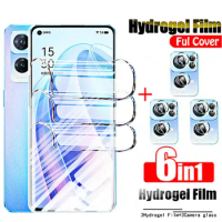 6in1 Curved Hydrogel Film for Oppo Reno7 Pro Screen Protectors Reno 7 SE Lite 7Pro 7SE 5G Phone Protective Camera Lens Not Glass