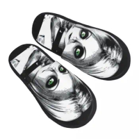 Bride Of Chucky House Slippers Women Comfy Memory Foam Halloween Child's Play Slip On Hotel Slipper Shoes