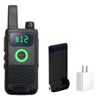 【u-ta】加碼贈充電器-超薄機身充電式迷你無線對講機TK1(1入-單電池款)