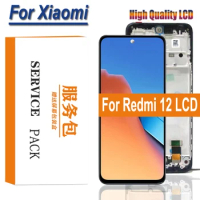 High Quality LCD Replacement Display for Xiaomi For Redmi 12, 4G, Touch Panel, Screen Digitizer Assembly, 23053RN02A