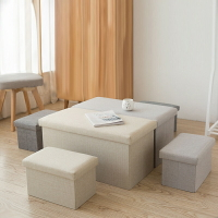 棉麻收納凳矩形家用用品多功能沙發換鞋凳