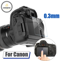 9H LCD Camera Screen Protector Cover Tempered Glass Film for Canon EOS M M2 M3 M5 M6 M50 M100 Accessories Clear Anti-Scratch