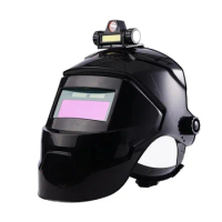 Automatic Dimming Electric Welding Mask For Arc Weld Grind Cut Process Welding Helmet Welder Mask With Rechargeable Headlight