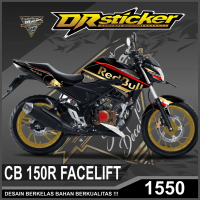 Decal Costum Sticker CB 150R FACELIFT Full Body Desain Red  Bull Stiker Laminasi  Free Choose  Doff 