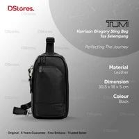 Harrison Gregory Sling Bag - Leather Black