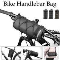 Bike Front Bag Large Capacity Storage Outside Waterproof Multifunction Riding Bag Mountain Bike Front Bag Bike Accessories