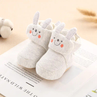2025 Newborn Baby Shoes and Socks Spring and Autumn Non-Slip 3-6-8-9 Months Walking Soft Sole Cute 0