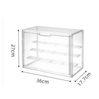 盲盒收納展示架亞克力盒模型手辦框積木娃娃泡泡透明盒子櫃牆瑪特