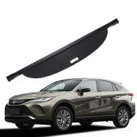 Car Interior Rear Trunk Cargo Luggage Cover Security Shield Curtain Retractable Cover Fit for Toyota Harrier/Venza 2014-2022