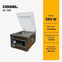 Vacuum Sealer Dz 260 Ossel Vakum Makanan DZ 260 Ossel Vacuum Makanan Vakum Sealer DZ 260 silver