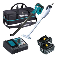 MAKITA 牧田 DCL181FX11 雙機組 18V 充電式 DCL181吸塵器 + DUB186吹風機