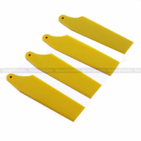 2Pairs Tarot 450L 480 Helicopter Tail Rotor Blade 68mm Yellow For Trex Align 450L 480 helicopter