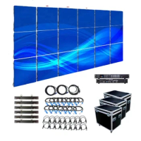 Turnkey Outdoor Rental 4.92ft*9.84ft P3.91mm 500*500mm 128*128 LED Stage Event Background Screen