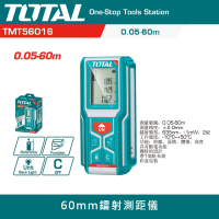 【TOTAL】雷射測距儀 60米 TMT56016(高精準度 LED背燈 雷射測量儀 鐳射測距儀)