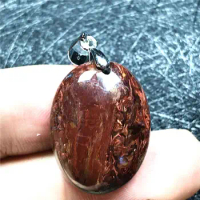 100% Natural Red Pietersite Pendant For Woman Lady Man Love Crystal 23x17x6mm Beads Oval Namibia Energy Stone Jewelry AAAAA