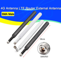 2PCS 4G Antenna SMA Male for 4G LTE Router External Antenna for Huawei B593S B880 B310 700-2690MHz Router Antenna JAVINO