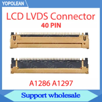 Brand New Laptop LCD LED LVDS Cable Connector For Macbook Pro 15" A1286 17" A1297 40 pin LCD Connector 2008-2012 Year