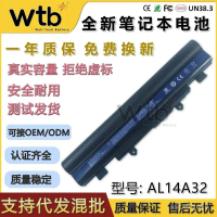 ใช้บังคับ AC เอเซอร์ E5-572G 472G E5-571G 471G 511G AL14A32 แบตเตอรี่แล็ปท็อป
