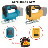 Cordless Jigsaw Electric Jig Saw Portable Multi-Function Woodworking Power Tool for Makita/Dewalt 18V 20V Battery Third gear