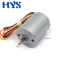 Micro Brushless Motor Electric DC 12V 24V 6000rpm High Speed PWM Controller Reversed Low Noise BLDC Motor Long Life Engine 2430
