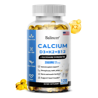 Balincer Calcium D3+K2+B12 Glucosamine Chondroitin 30 60 120 Capsules