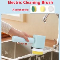Electric Brush Cleaner 360 Degree Rotation Kitchen Home Cleaning