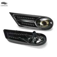 2PCS Fender Indicator Repeater Side Marker Light Black /Clear Lamp For BMW MINI COOPER R56 R57 Car Interior Replacement Parts