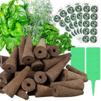 New 110Pcs Seed Pod Kit for Hydroponic Systems Easy to Use Seed Starter Sponges Water Absorbent Grow Sponge Kit Hydroponic