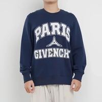 Sweater GIVENCHY EIFFEL PARIS BLOCKED WHITE NAVY SWEATSHIRT 100% ORIGINAL Size M