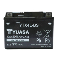 【湯淺】YTX4L-BS AGM密閉型機車電池4號(同 GS統力 GTX4L-BS)