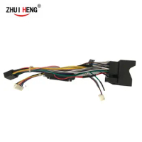 2 din Car Radio Female ISO Radio Plug Power Adapter Wiring Harness Special for Ford Focus 2005-2011 harness power cable