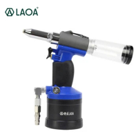 LAOA High Quality Cordless Nail Self-suction Pneumatic Rivet Gun Hitter Riveter Air Gun Pneumatic Tools
