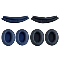 Ear Pads Earcups Headband Cover for Sony WH-XB910N Headphone Easy Installation Cushions Noise Cancelling Earpads Ear Cushions